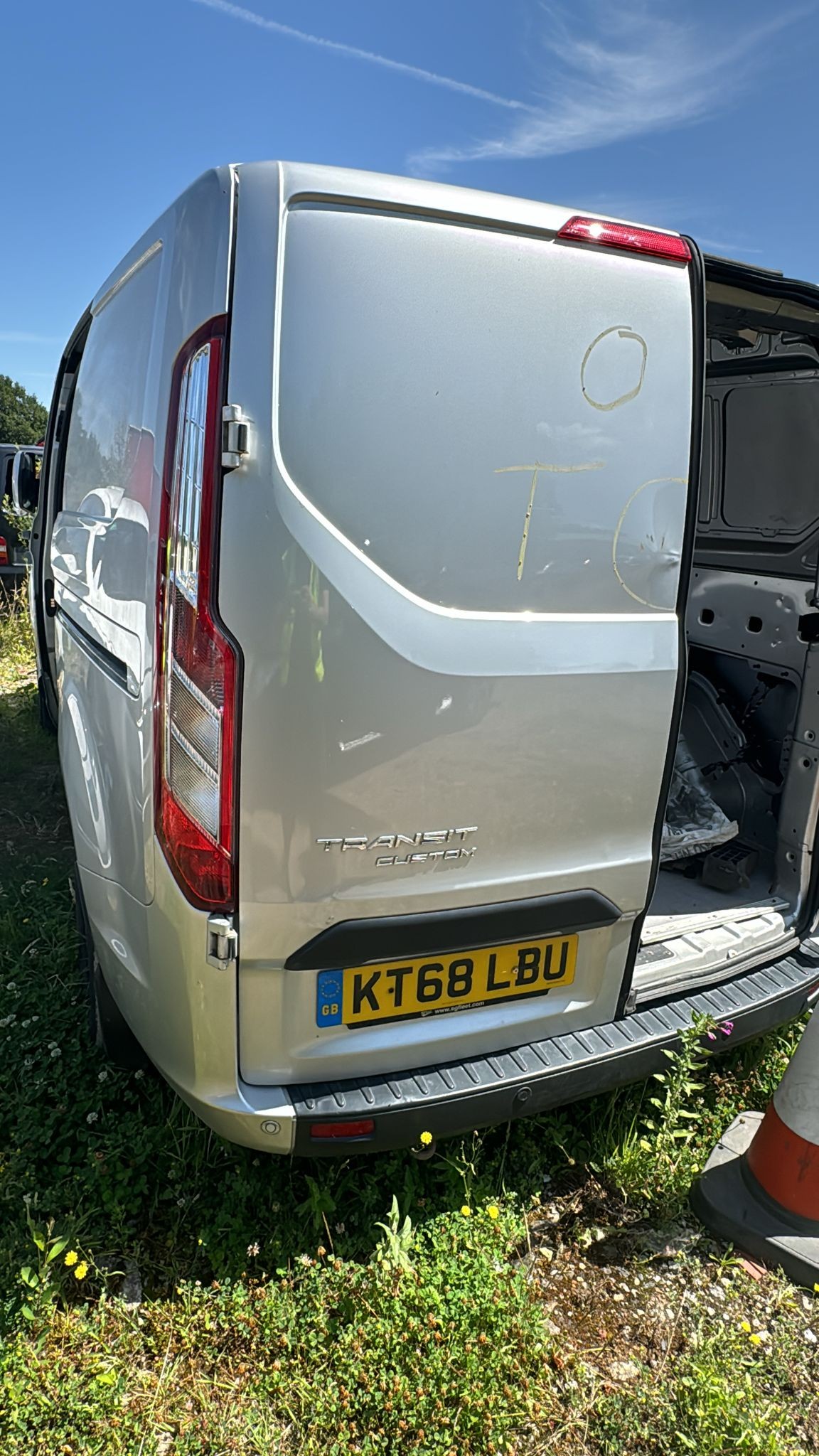 Van Parts: FORD Transit Custom rear passenger barn door